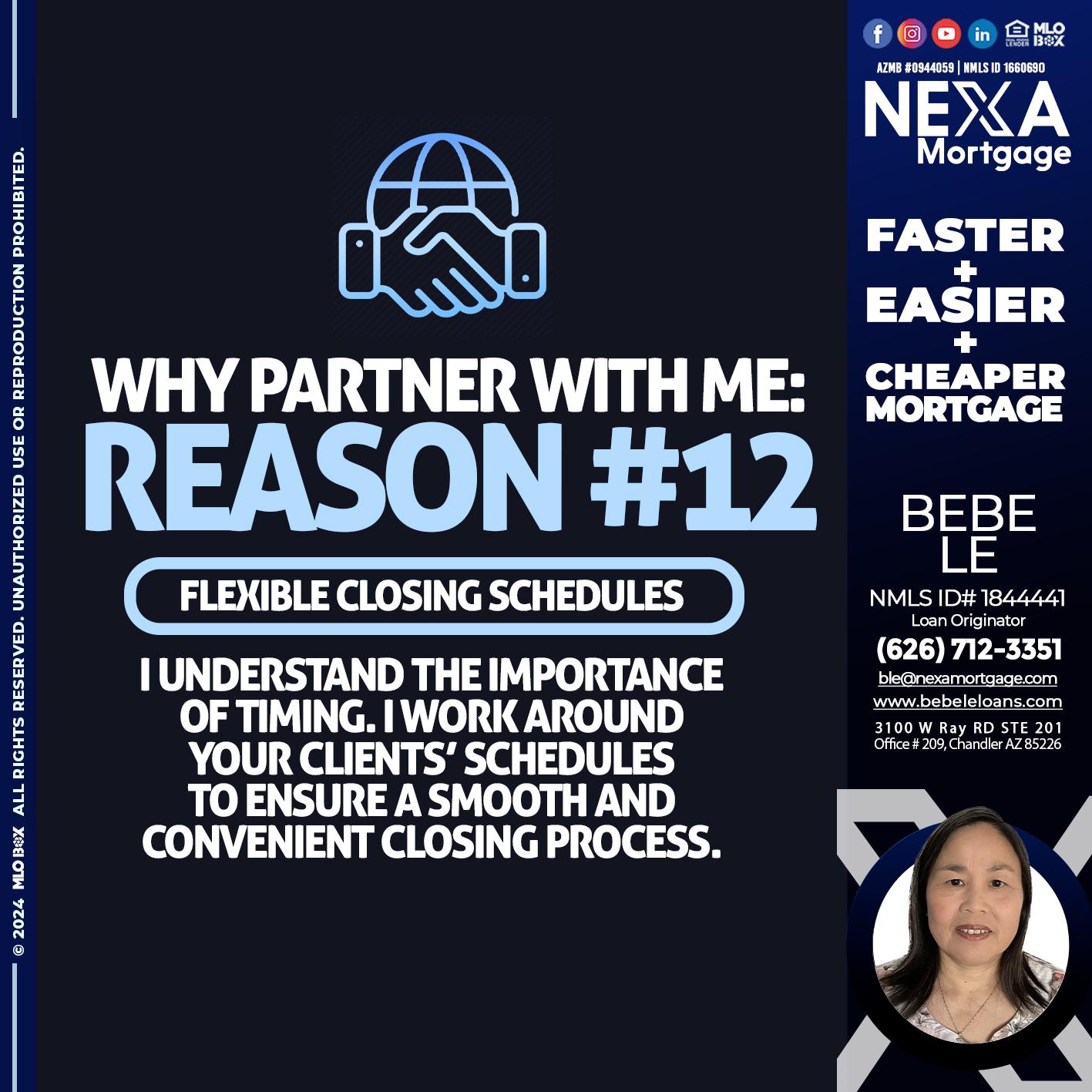 R12 - Bebe Le- Serving California -Loan Originator