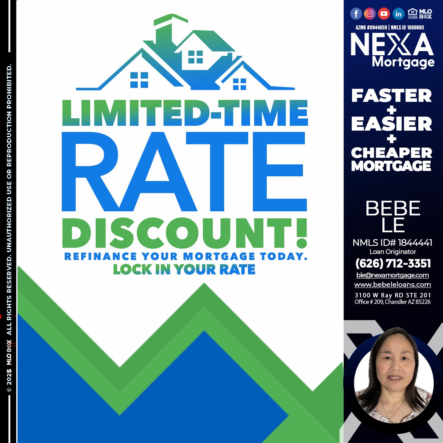 LIMITED TIME - Bebe Le- Serving California -Loan Originator
