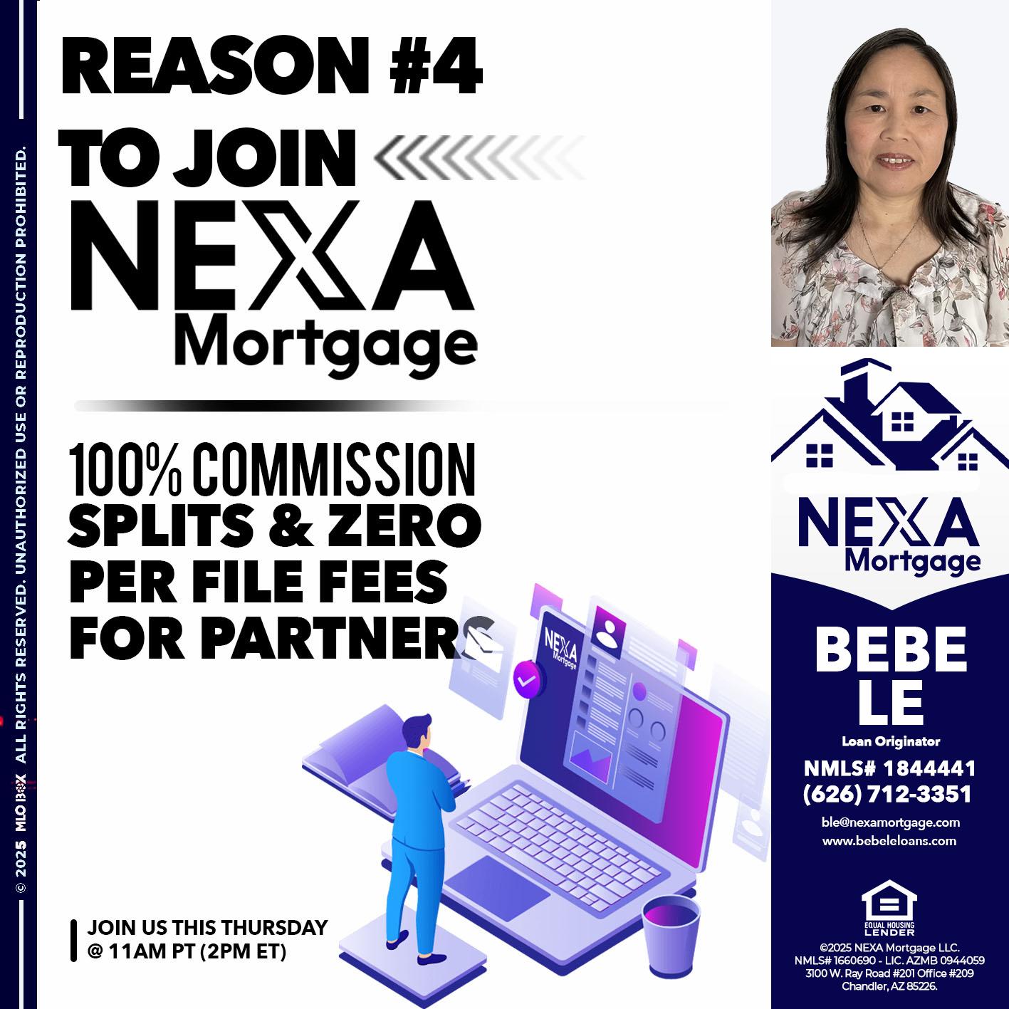 REASON 4 - Bebe Le- Serving California -Loan Originator