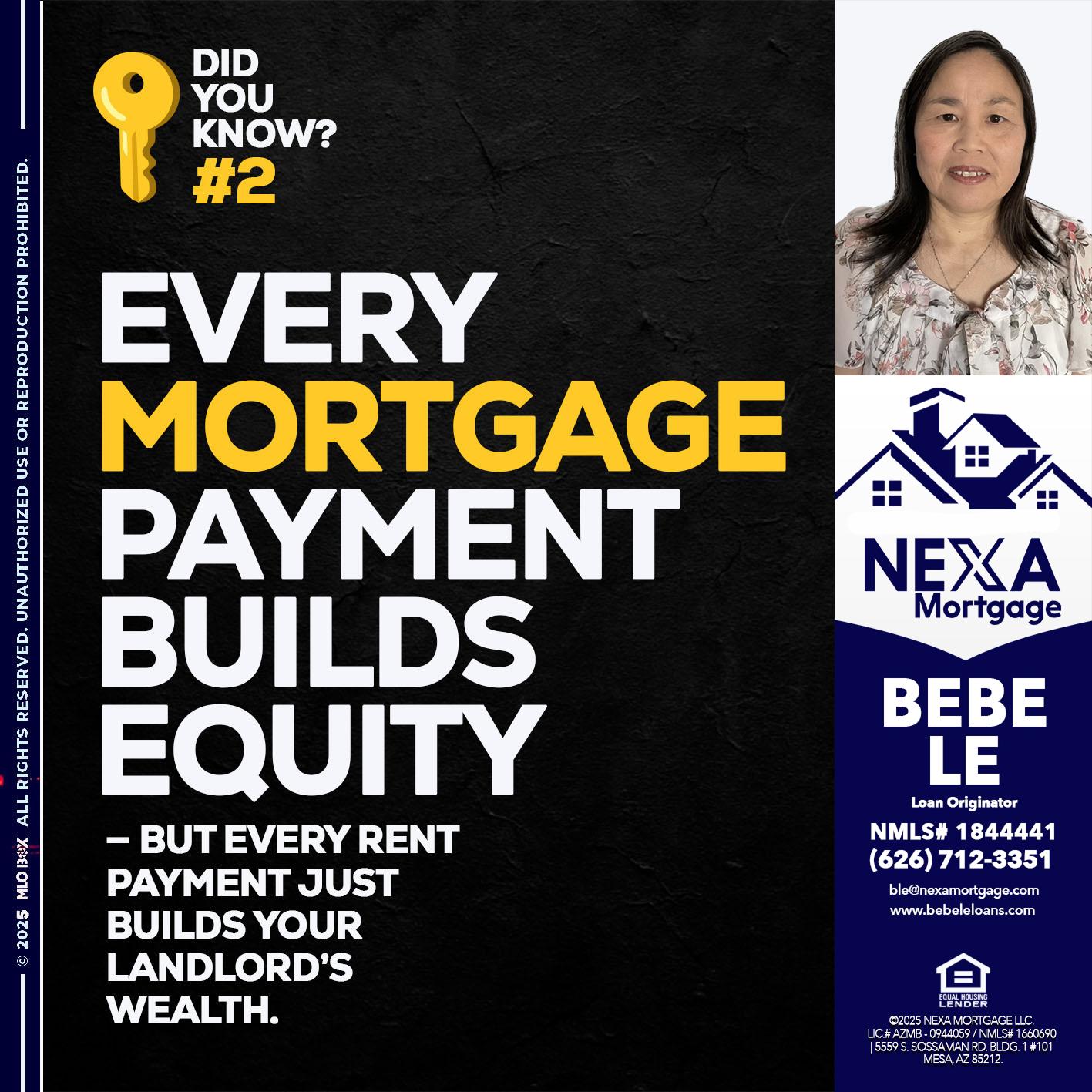 DID YOU KNOW? - Bebe Le- Serving California -Loan Originator DID YOU KNOW? - Bebe Le- Serving California -Loan Originator