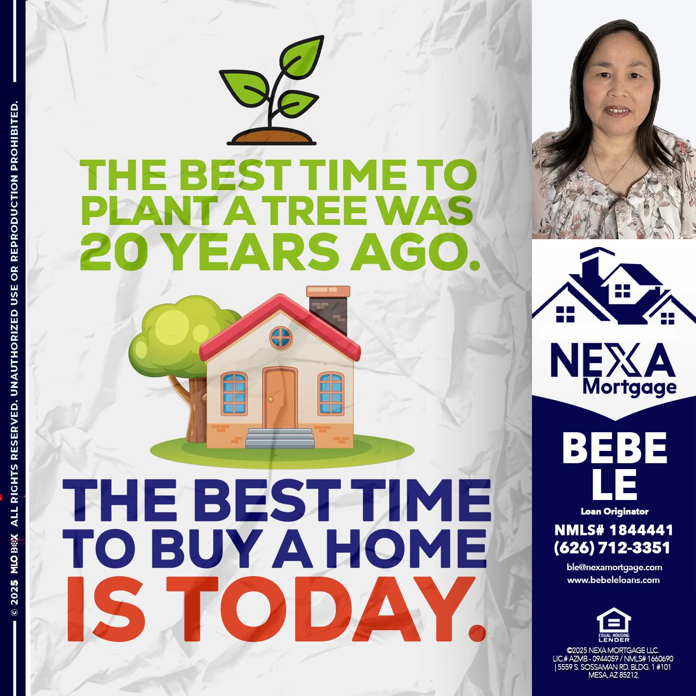 BEST TIME TO - Bebe Le- Serving California -Loan Originator BEST TIME TO - Bebe Le- Serving California -Loan Originator