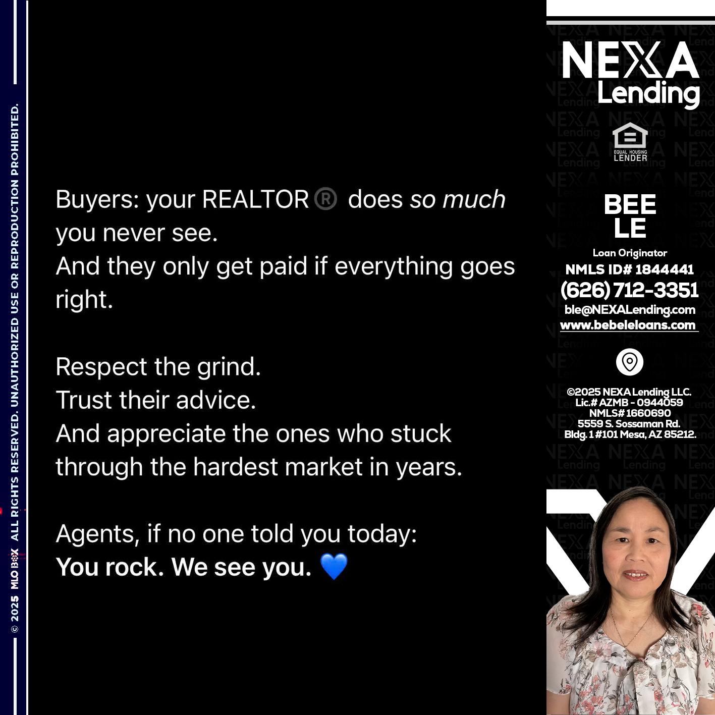 BUYERS - Bebe Le- Serving California -Loan Originator