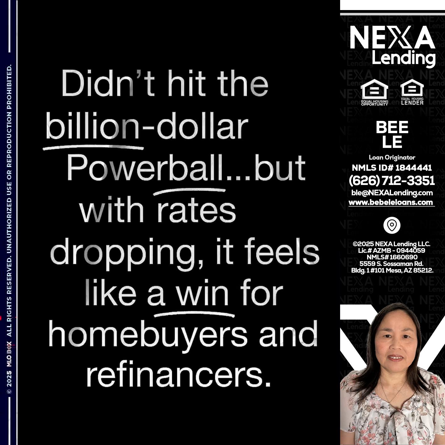 DIDNT HIT - Bebe Le- Serving California -Loan Originator