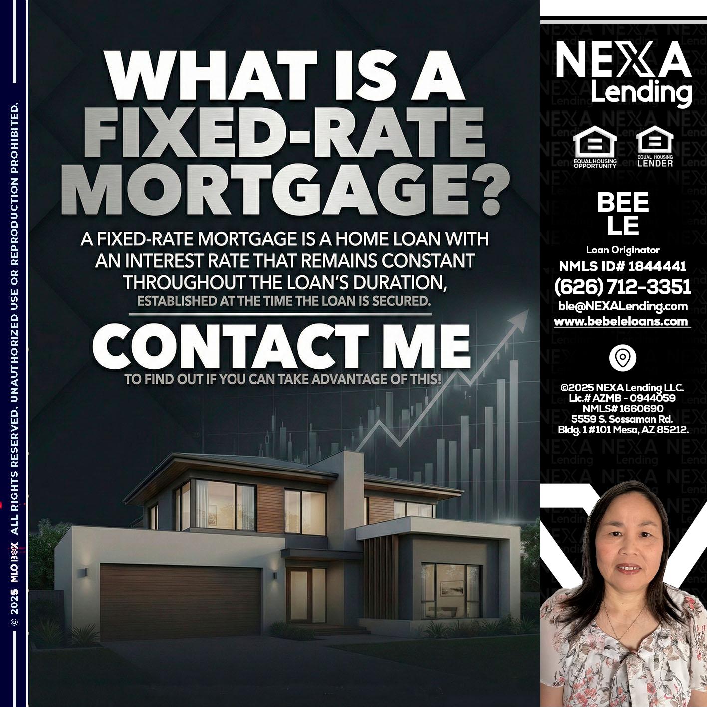 WHAT IS A - Bebe Le- Serving California -Loan Originator