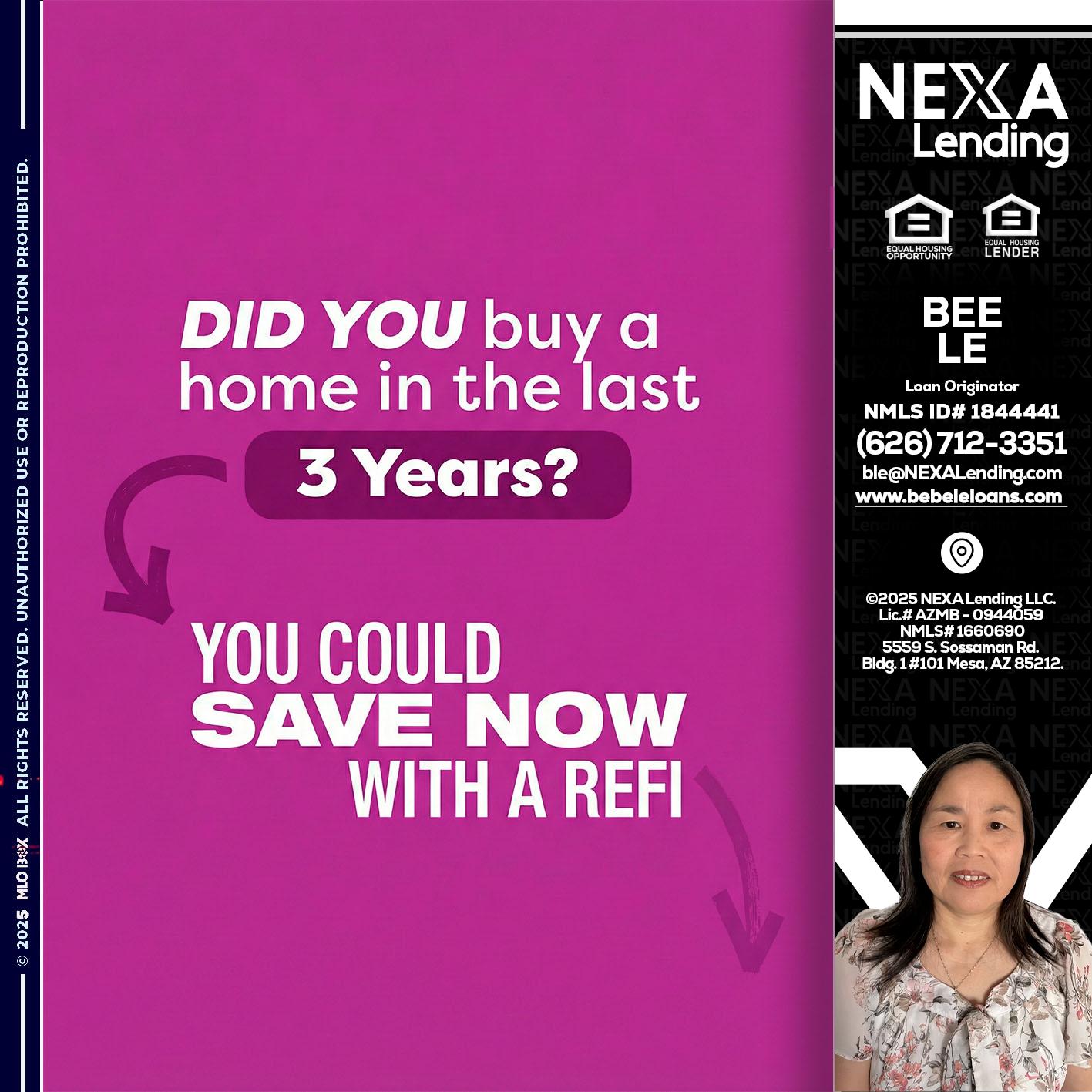 did you - Bebe Le- Serving California -Loan Originator