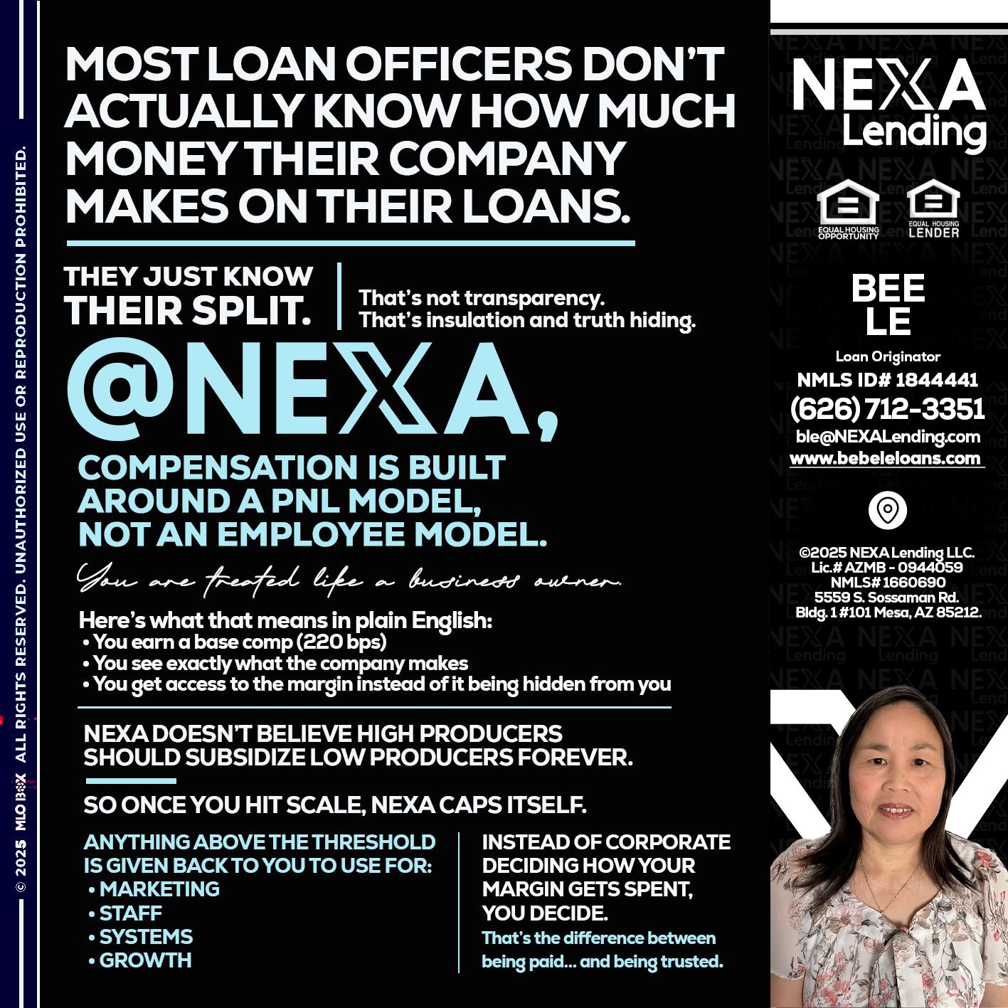 @NEXA - Bebe Le- Serving California -Loan Originator