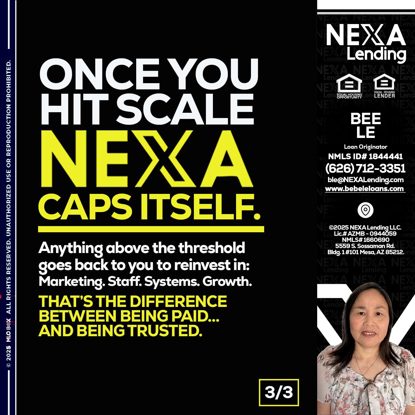 3 OF 3 - Bebe Le- Serving California -Loan Originator