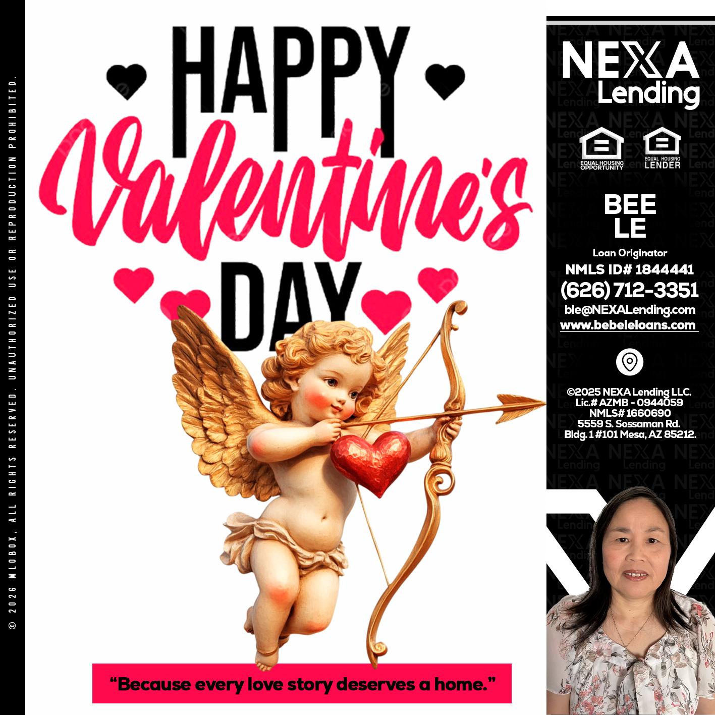 happy valentines day - Bebe Le- Serving California -Loan Originator