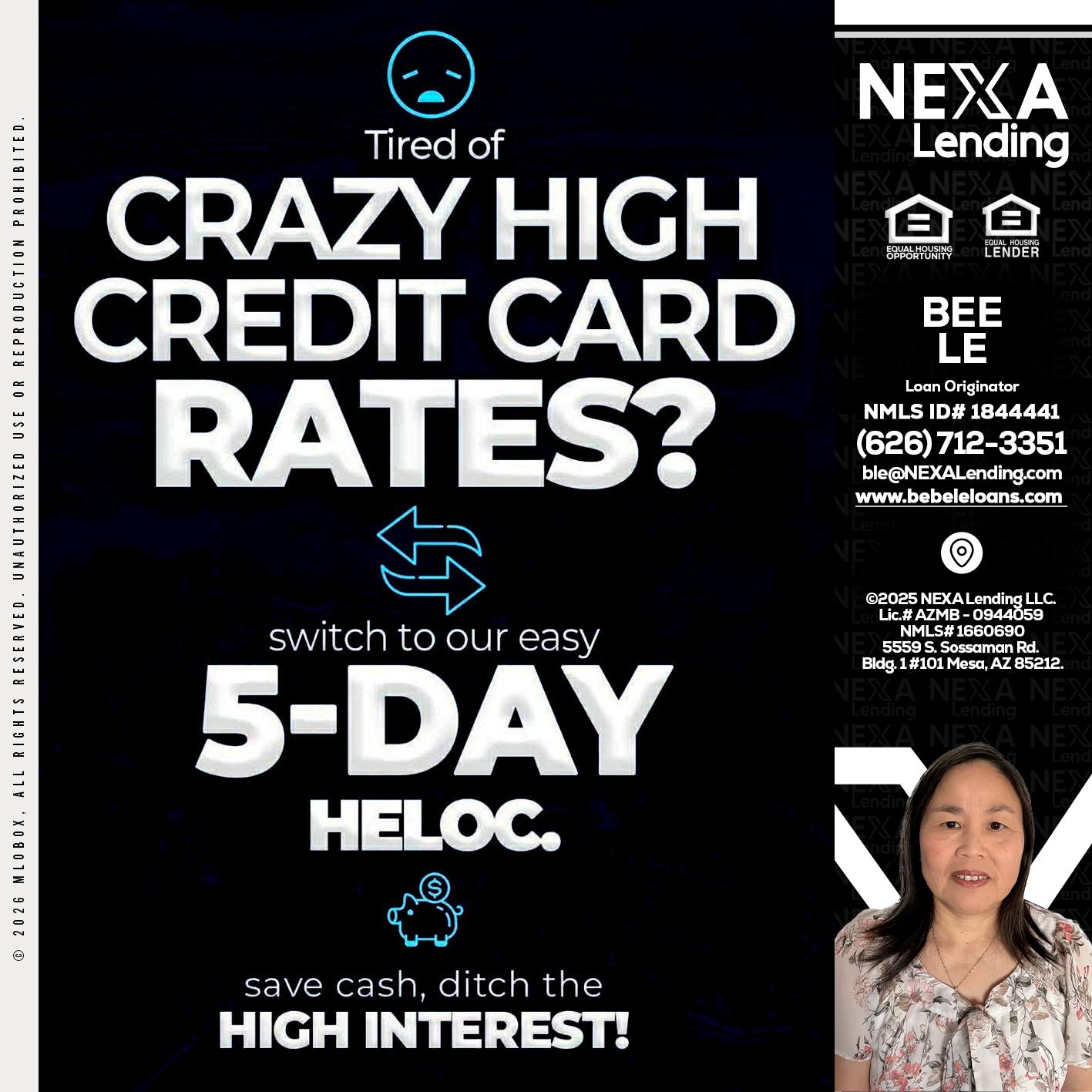 CRAZY HIGH - Bebe Le- Serving California -Loan Originator