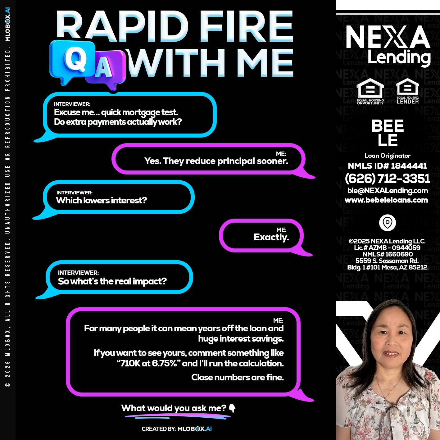 RAPID QA - Bebe Le- Serving California -Loan Originator