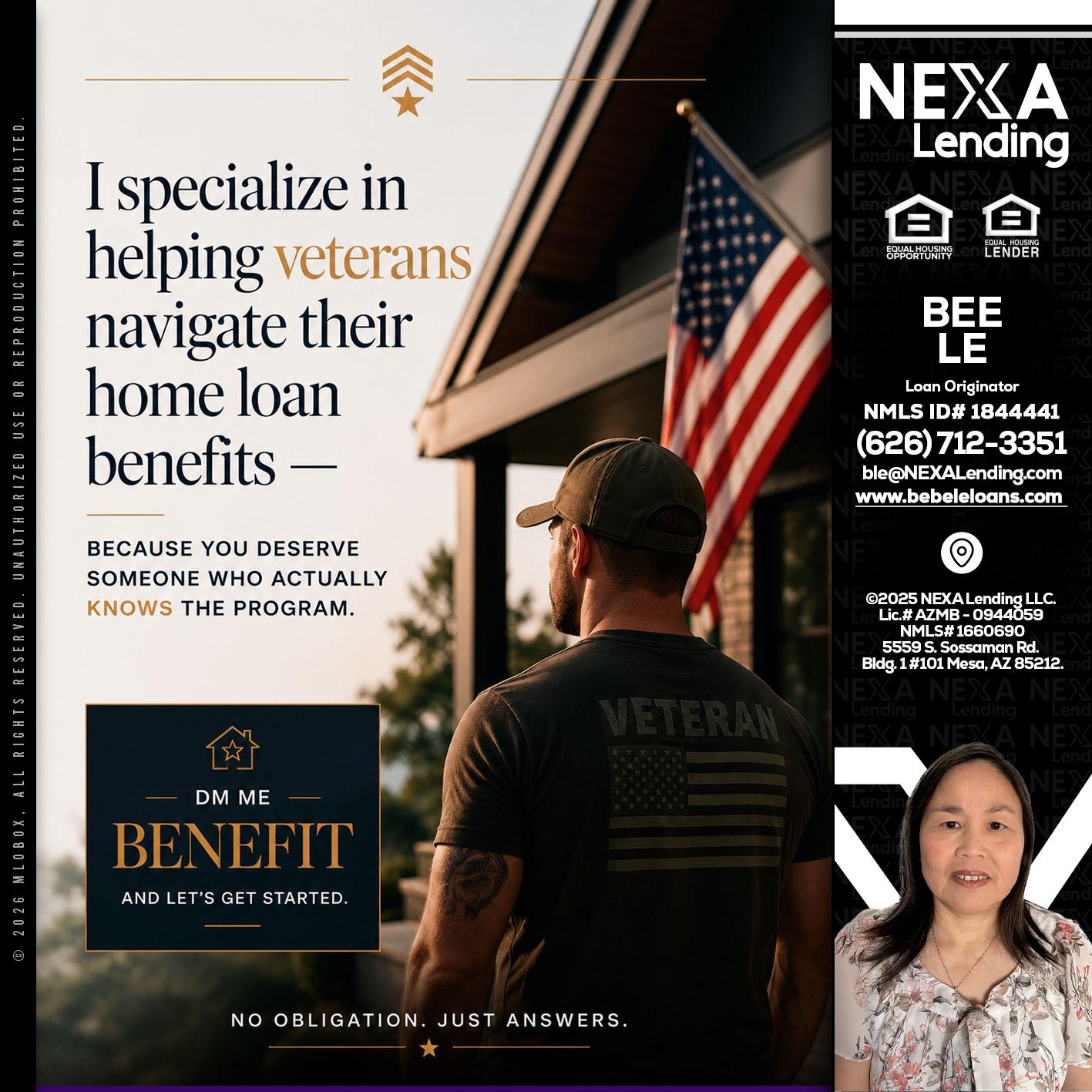 I SPECIALIZE - Bebe Le- Serving California -Loan Originator