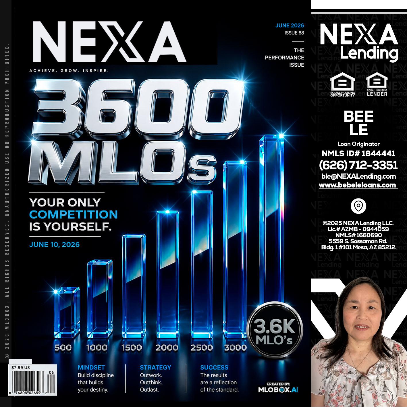 3600 MLOs - Bebe Le- Serving California -Loan Originator